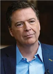  ??  ?? Memoir: Ex FBI chief James Comey