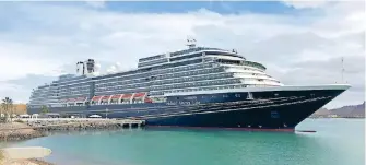  ?? DE BCS CORTESÍA GOBIERNO ?? Se espera una derrama aproximada de 57.9 millones de pesos /
La llegada de estos cruceros seré en La Paz, Loreto y Santa Rosalía, municipio de Mulegé