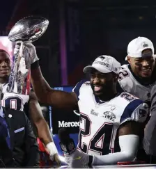  ?? GETTY IMAGES FILE ?? ONE YEAR, ONE TITLE: The Patriots brought Darrelle Revis in for the 2014 season and he helped deliver a Super Bowl championsh­ip.