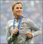  ?? ELSA/GETTY IMAGES/TNS ?? Jill Ellis, Head Coach of USA, celebrates a Women's World Cup Final victory against The Netherland­s on July 07 in Lyon, France.