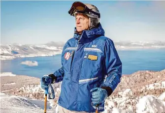  ?? Photos by Brontë Wittpenn/The Chronicle ?? Tom Fortune is manager of Heavenly Mountain Resort. “This is my 44th ski season. I’ve seen it all,” he says. The 61-year-old also oversees the Northstar and Kirkwood resorts.