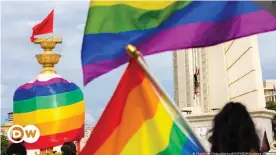  ?? ?? LGBTQ+ en manifestat­ion en Thailand