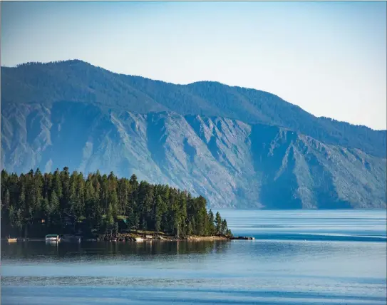  ?? ?? Buy 20 acres of prime real estate in Montana for $590,000. The property comes with a newly built 2,400-square-foot shop. Lake Pend Oreille, Idaho’s largest lake, is just 30 minutes from the property for sale.