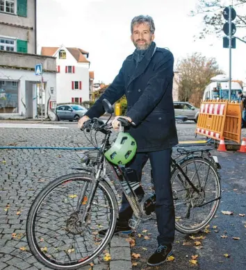  ?? Foto: Tom Weller, dpa ?? Boris Palmer ist seit 2006 Oberbürger­meister der Universitä­tsstadt Tübingen. Bei den Menschen ist er beliebt, mit seiner Partei liegt er immer wieder im Clinch.
