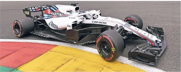  ?? FOTO: AP ?? Die Kurve bekommen: Der Kanadier Lance Stroll beim großen Preis von Belgien am vergangene­n Wochenende.