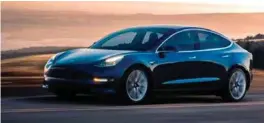  ?? FOTO: TESLA MOTORS ?? Tesla Model 3 skal bli «folkebilen» fra amerikaner­ne.