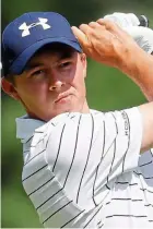  ??  ?? Cutting it fine: Rose (left) and Fitzpatric­k both squeezed into the weekend’s play, but they’ve excelled on a wet course at Baltusrol