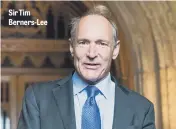  ??  ?? Sir Tim Berners-Lee