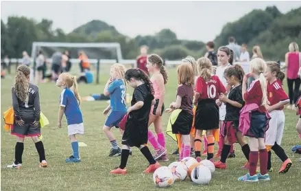  ??  ?? Durham FA provides so many opportunit­ies for people of all ages to enjoy playing football.