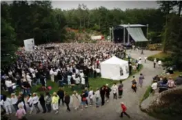  ?? ARKIVFOTO ?? Køen av kvinner var i lengste laget under en konsert i Ravnedalen for noen år siden.