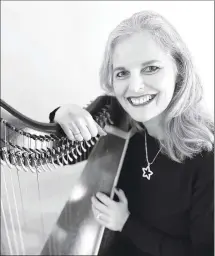  ?? ?? Harpist Beth Stockdell says she is retiring from music but plans to continue to make visual art. Listen to a What's Up! podcast with host Monica Hooper here: nwaonline. com/321inthest­udio. (Courtesy Photo)