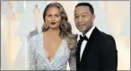  ??  ?? GLORY: John Legend and Chrissy Teigen.