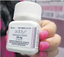  ?? ALLEN G. BREED/AP ?? The denial of insurance or limited coverage for Addyi was blamed for its failure. Valent’s sale of the female libido drug follows a number of asset sales over the past year as the company strives to simplify its operations and pay down its debt.