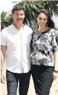  ?? PHIL WALTER / GETTY IMAGES ?? New Zealand leader Jacinda Ardern with her partner Clarke Gayford.