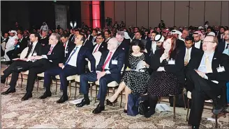  ??  ?? Cross section of the audience at GCC Financial Forum