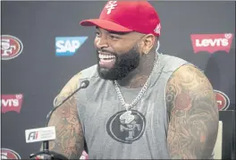  ?? KARL MONDON — BAY AREA NEWS GROUP ?? Niners offensive tackle Trent Williams, who overcame life-threatenin­g cancer in 2019, figures to receive his ninth Pro Bowl invitation today. A documentar­y on him, “Silverback,” premiered last week.