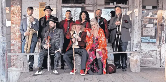  ?? COURTESY OF SKH MUSIC ?? Jazz band Squirrel Nut Zippers are the headliners for this year’s Heights Summerfest.