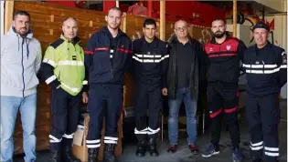  ?? (Photo Jo. B.) ?? Les sapeurs-pompiers du Var se sont fortement mobilisés pour venir en aide à leur collègue, Pierrick, qui a tout perdu dans un incendie.