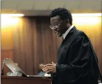  ??  ?? ATTACKED: Advocate Tembeka Ngcukaitob­i
