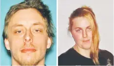  ??  ?? A combinatio­n photo shows Jerad Miller (left) and Amanda Miller in undated handout photos. — Reuters photo