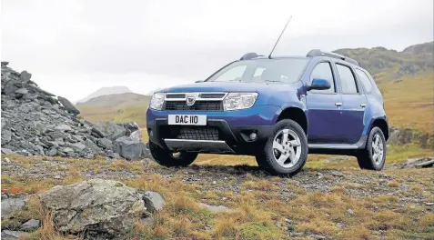  ??  ?? Dacia Duster