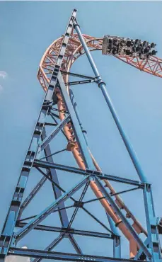  ?? FOTO: SKYLINE PARK/OH ?? Achterbahn vor Grillwürst­chen: Für den Skyline Park haben die Fahrgeschä­fte Vorrang. Andere Freizeitpa­rks planen bei ihren Attraktion­en eine Mittagspau­se ein.