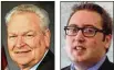  ??  ?? Paul M. Keller and Ethan Long are running to become the next mayor of Fairborn.