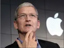  ?? THE ASSOCIATED PRESS FILE PHOTO ?? Apple CEO Tim Cook admits strong feelings about the outcome of vote.