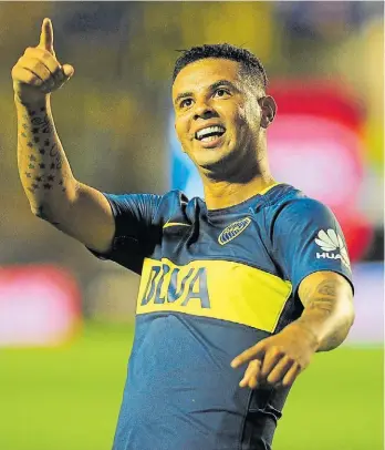  ?? GUILLERMO GARCIA ADRASTI ?? De Colombia. Cardona, uno de los tres compatriot­as de Boca.