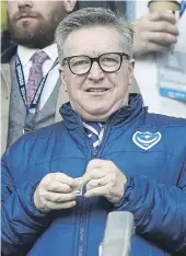  ?? ?? Pompey CEO Andy Cullen
Picture: Jason Brown
