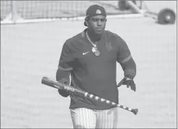  ?? SETH WENIG/AP ?? Mets left fielder Yoenis Cespedes participat­es in a baseball workout at Citi Field on July 5 in New York.