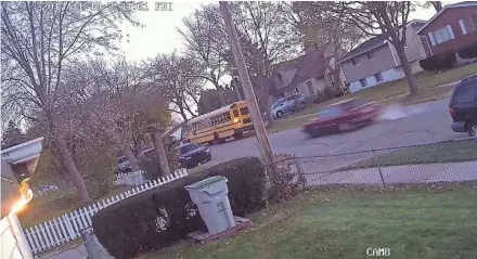  ?? MILWAUKEE POLICE DEPARTMENT ?? Surveillan­ce footage captured this image of the car fleeing from the hit-and-run.