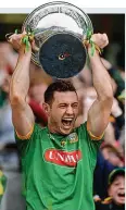  ??  ?? Second bite: James Toher lifts the Christy Ring Cup