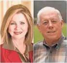  ?? SUBMITTED ?? Republican Marsha Blackburn and Democrat Phil Bredesen.