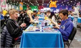  ?? ?? ‘Nobody’s trash talking’ … competitor­s at the Pokémon European championsh­ips last weekend.