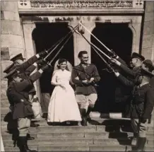  ??  ?? The late couple Jack and Margaret O’Donoghue on their wedding day.