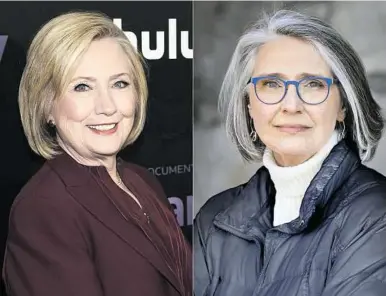  ?? AP/BÉRUBÉ ?? Hillary Clinton schreibt mit Louise Penny den Thriller „State of Terror“