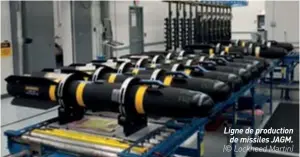  ??  ?? Ligne de production de missiles JAGM. (© Lockheed Martin)