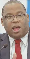  ?? STAFF PHOTO BY STUART CAHILL ?? ‘THIS IS VITAL’: City Councilor Tito Jackson criticized the city’s trauma services response time.