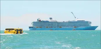  ?? PICTURE / FILE ?? When a cruise ship is visiting the Bay of Island, the wharf becomes a designated ‘secure zone’ for Customs and ship security, as Port Facility Security Officer for Far North Holdings Irwin Wilson explains below.