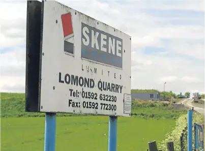  ??  ?? People living near Lomond Quarry complained that blasting was causing excessive vibration.