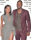  ?? DAVE MANGELS, GETTY IMAGES ?? Gabrielle Union and her husband, the NBA’s Dwyane Wade, are entering the homeflippi­ng fray.