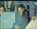  ??  ?? Simeone en el palco.