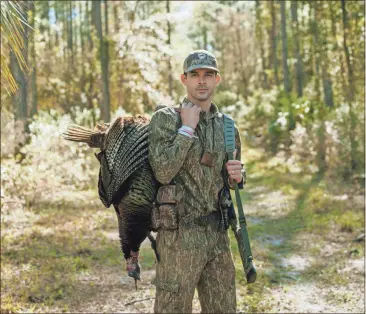  ?? ?? Hunter Farrior, author and turkey hunter, relocated to Calhoun in 2021.