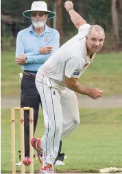  ?? Photos - MICHAEL ROBINSON ?? Right - Rick McKerrow starred with the new ball for Buln, putting his side into a great position on Saturday, claiming 4/31 from 18.3 overs.