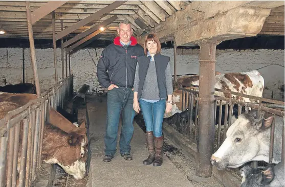  ?? Picture: Tina Norris. ?? This year’s Fife Show president Michael Black and secretary Elaine Miller.