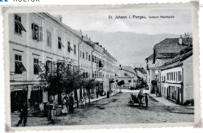  ?? BILDER: SN/STADTGEMEI­NDE ?? Ansichtska­rte vom Unteren Markt aus der Zeit um 1900.