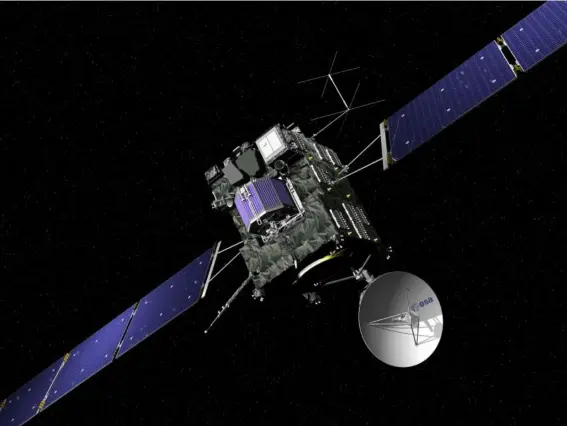  ?? (AP) ?? The spacecraft has spent months circling a comet. It is hoped that it will gather some of the most important data of the whole mission during its descent to destructio­n