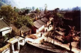  ?? by Dong Faliang ?? 1993: Wangjian Village from a distance.