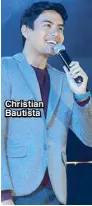  ??  ?? Christian Bautista